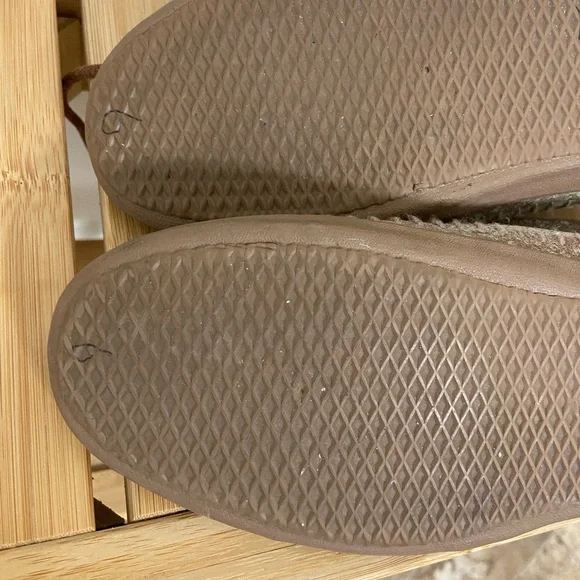 Vans Seea Off The Wall Leather Moccasins Brown and Silver Shoes Womens 6 - Picture 9 of 9